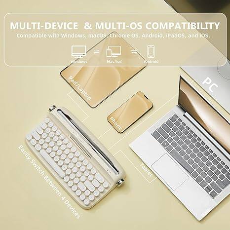 MULTI-DEVICE & MULTI-OS COMPATIBILITY

Compatible with Windows, macOS, Chrome OS, Android, iPadOS, and iOS.

Easily Switch Between 4 Devices: Phone, Tablet, PC, Laptop