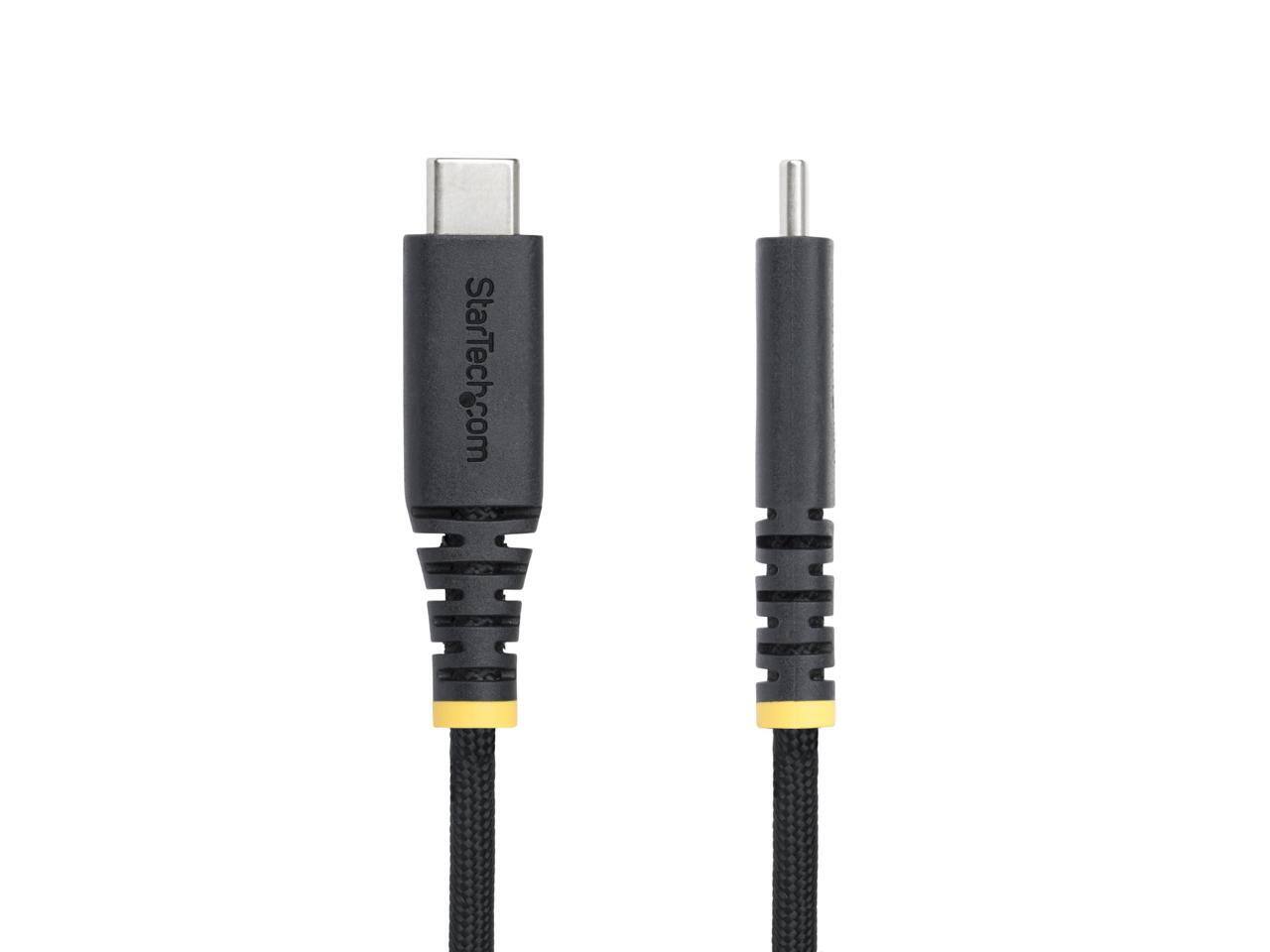 Alt View 9. StarTech.com - StarTech 3ft USB-C 240W PD EPR Charging Cable, Dual-Layer Braided, USB 2.0, USB-IF Certified, Rugged Charger Cord.