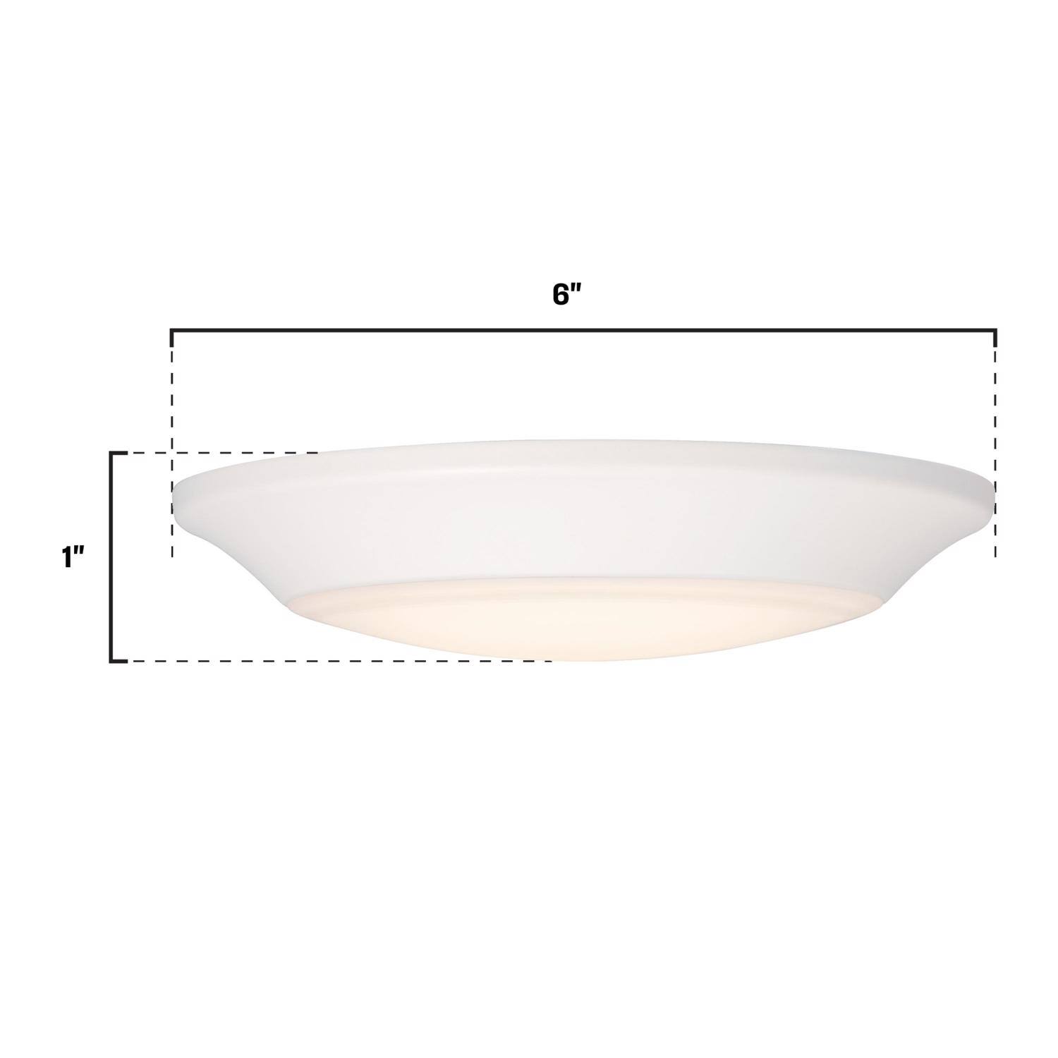 Angle. Westinghouse - Westinghouse Makira 1 in. H X 6 in. W X 6 in. L Frost White Ceiling Fixture.