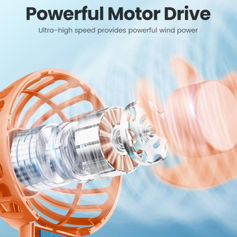 Powerful Motor Drive  
Ultra-high speed provides powerful wind power