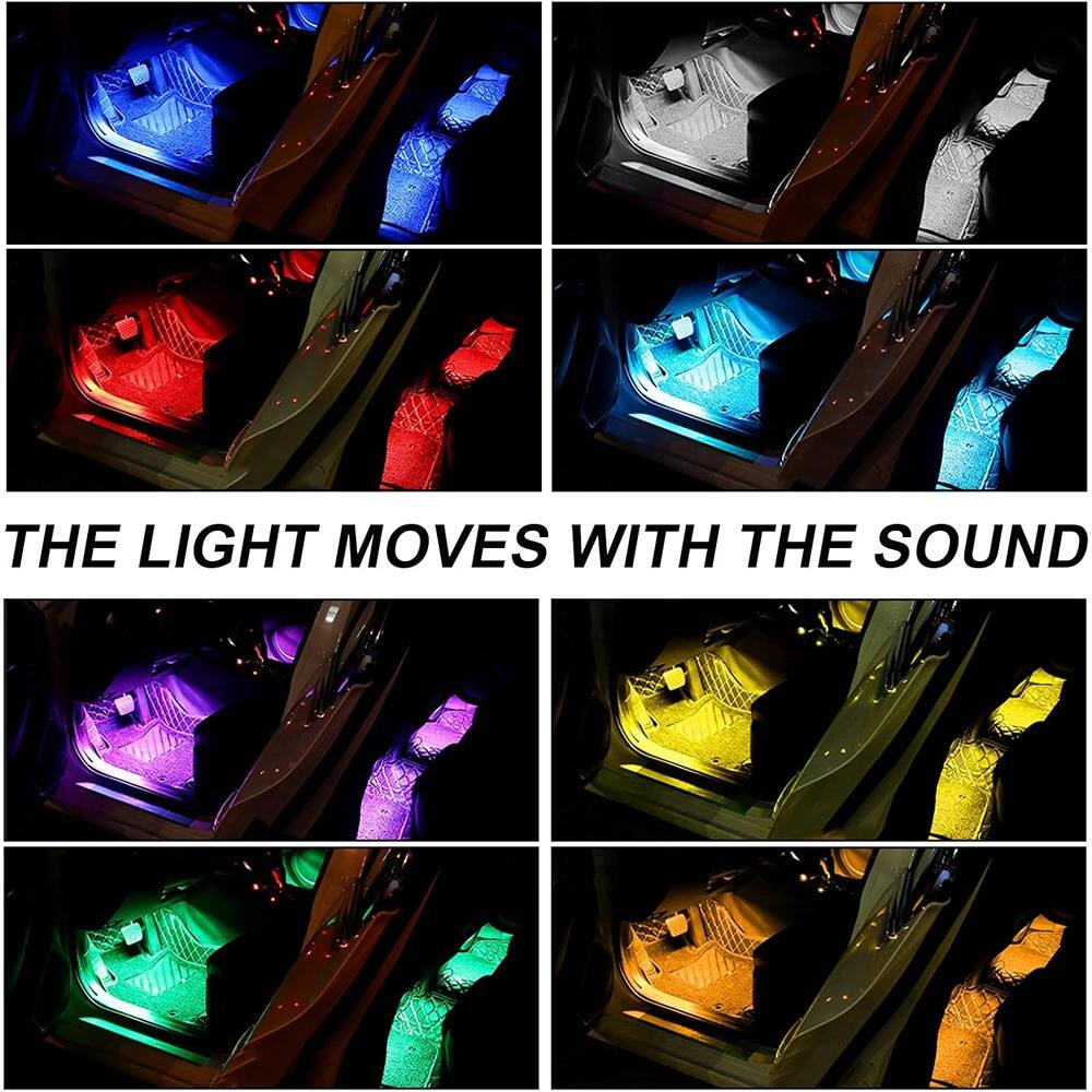 The light moves with the sound.