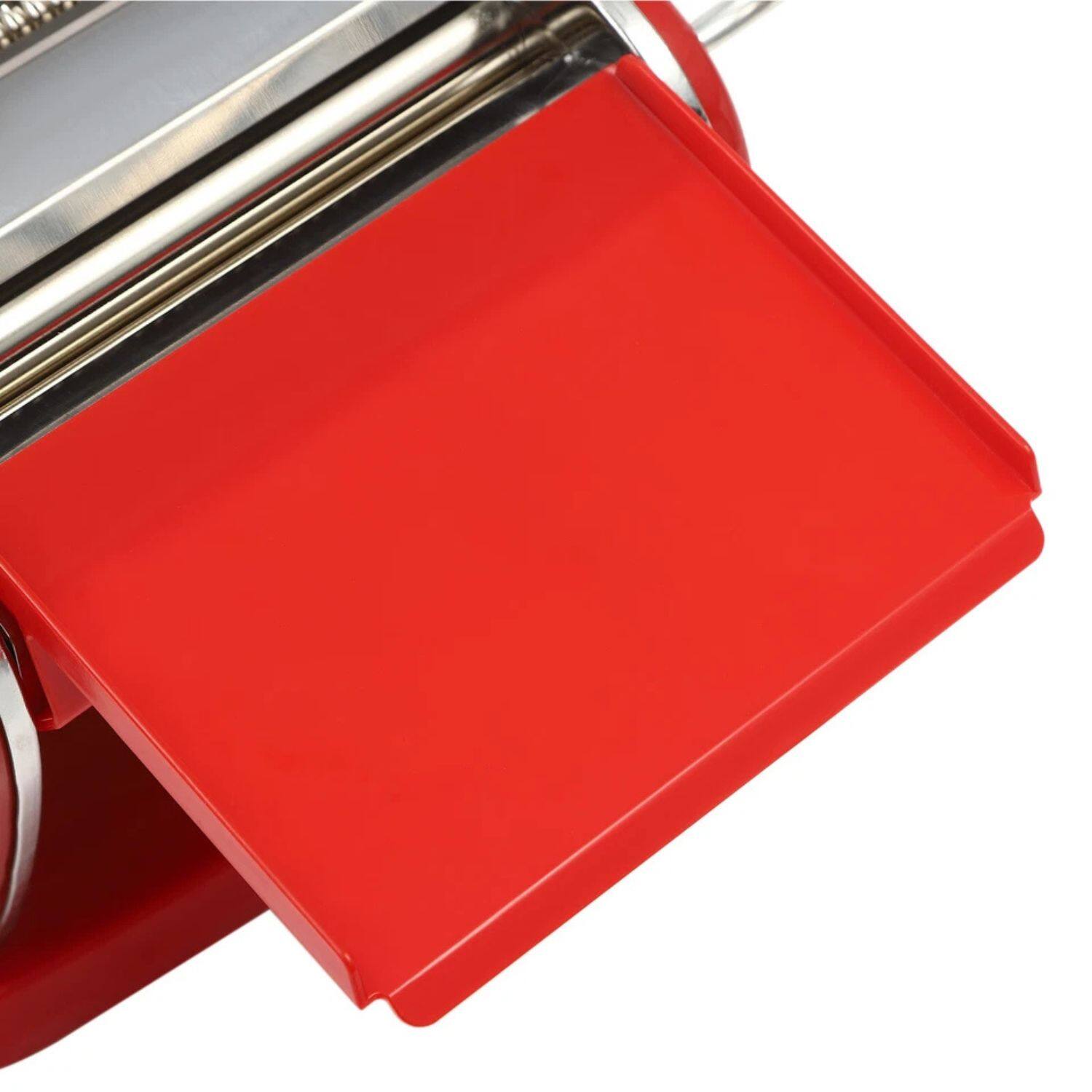 Alt View 2. Home Collection - Adjustable Manual Dough Roller Sheeter – Noodle, Pasta & Dumpling Maker Machine - Silver.