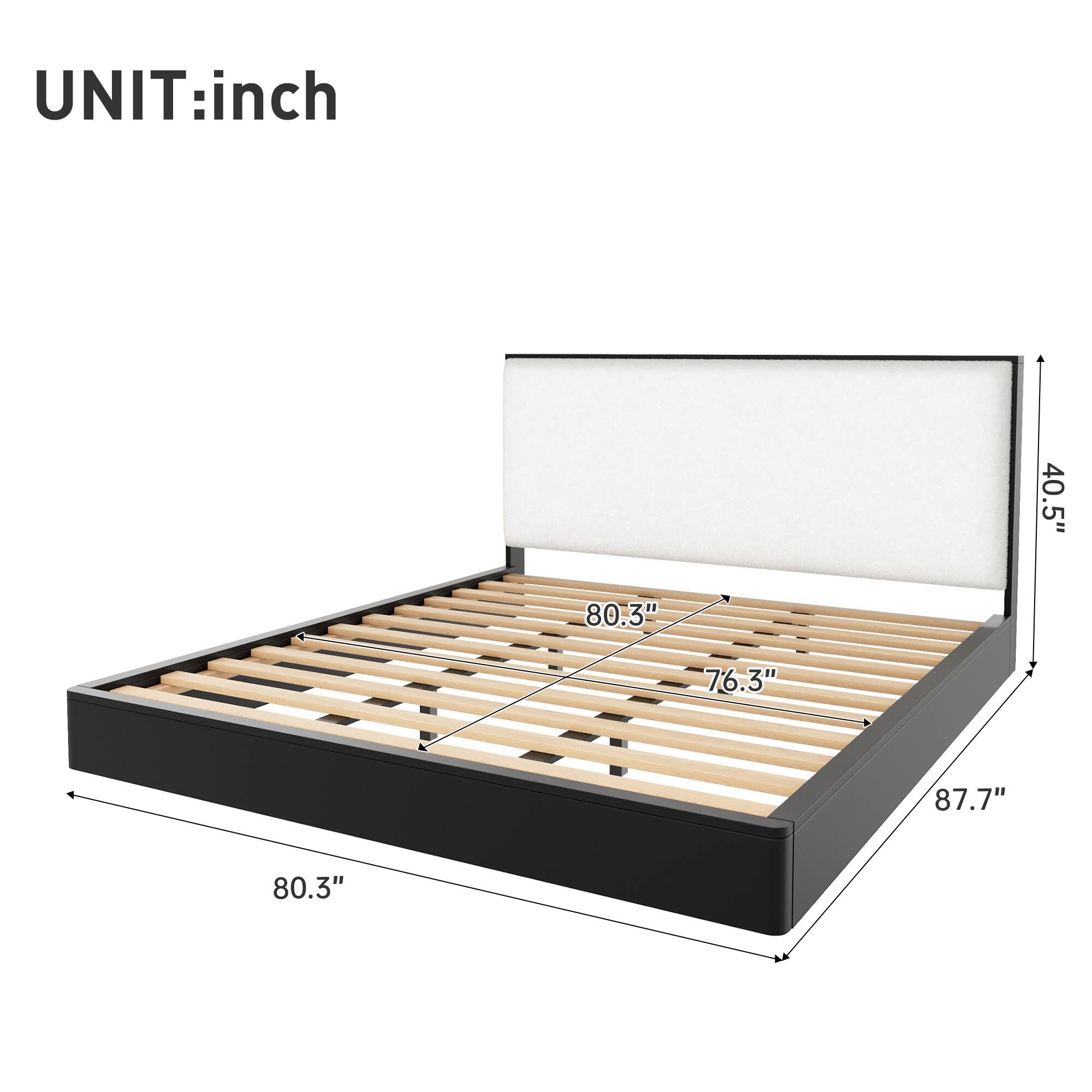 UNIT: inch  
40.5"  
80.3"  
76.3"  
87.7"  
80.3"
