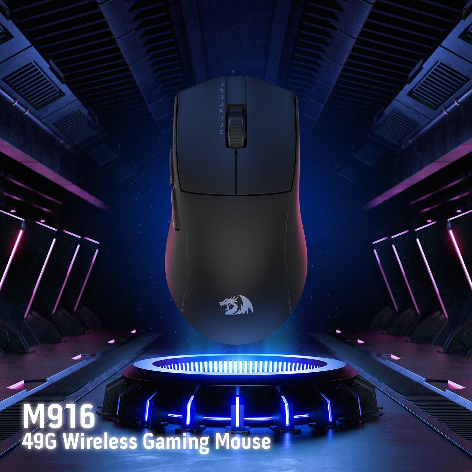 REDRAGON M916 Wireless 49G Ultra Light Gaming Mouse 26K DPI Remapping ...