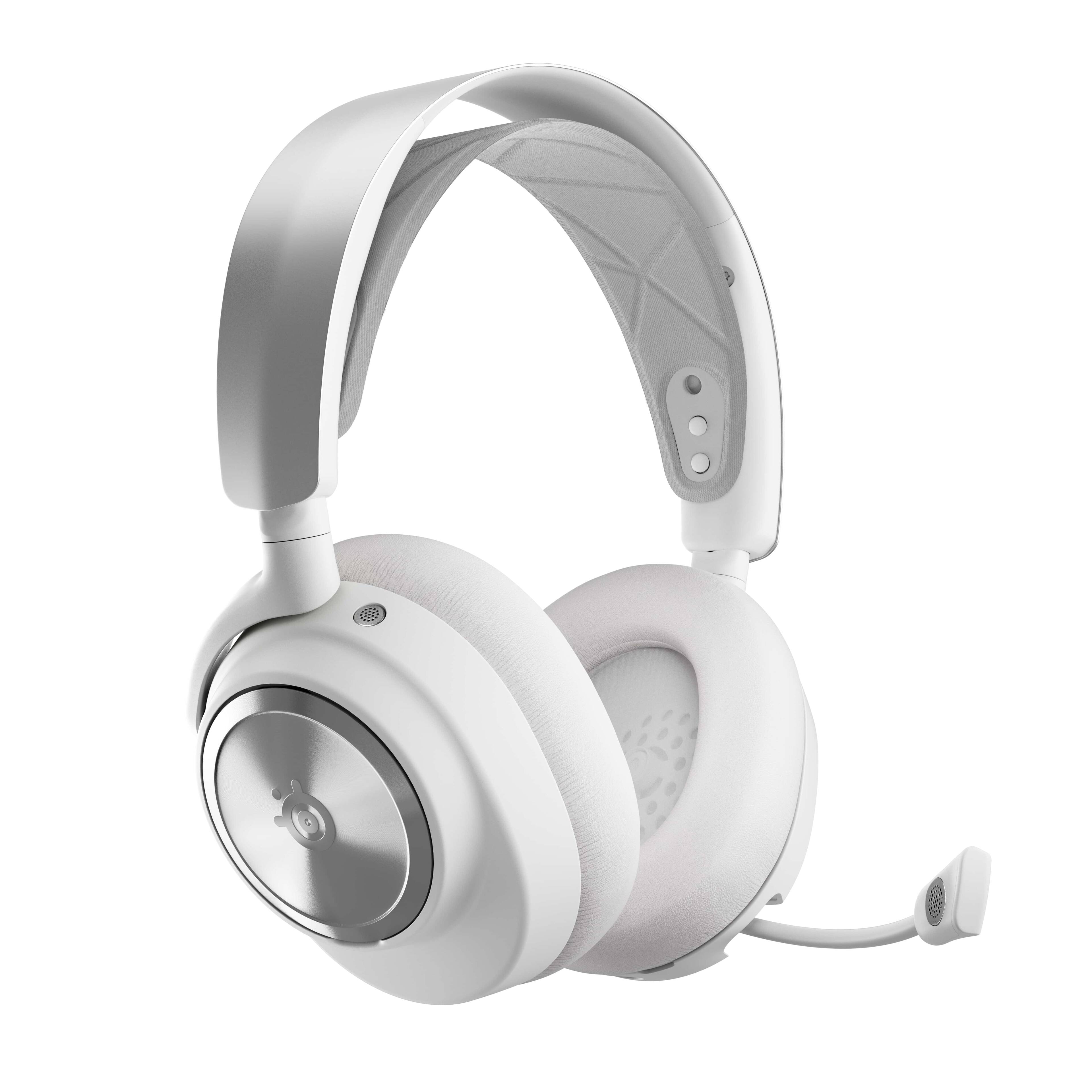 Alt View 19. SteelSeries - Arctis Nova Pro Wireless Multi Gaming Headset for PC, PS5, PS4, Switch - White.