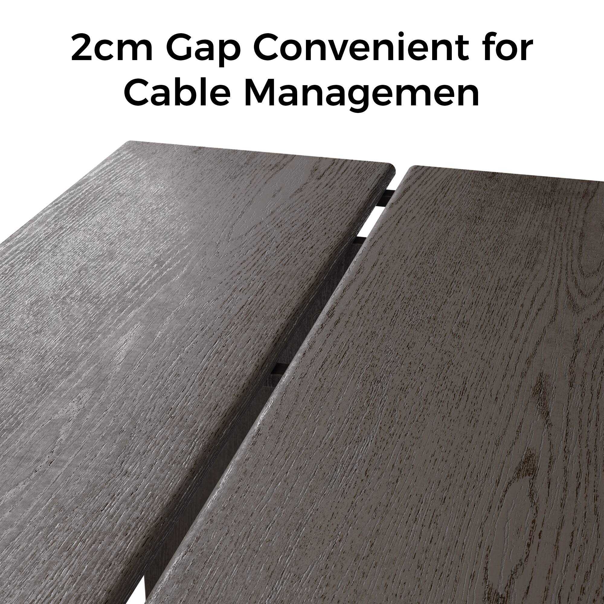 2cm Gap Convenient for Cable Management