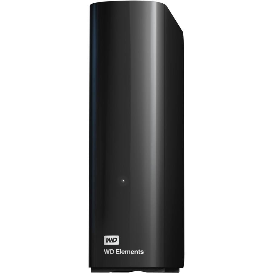 Alt View 3. Western Digital - WD Elements WDBWLG0040HBK-NESN 4 TB Desktop Hard Drive - External - Black - USB 3.0  - Retail - 1 - Black.