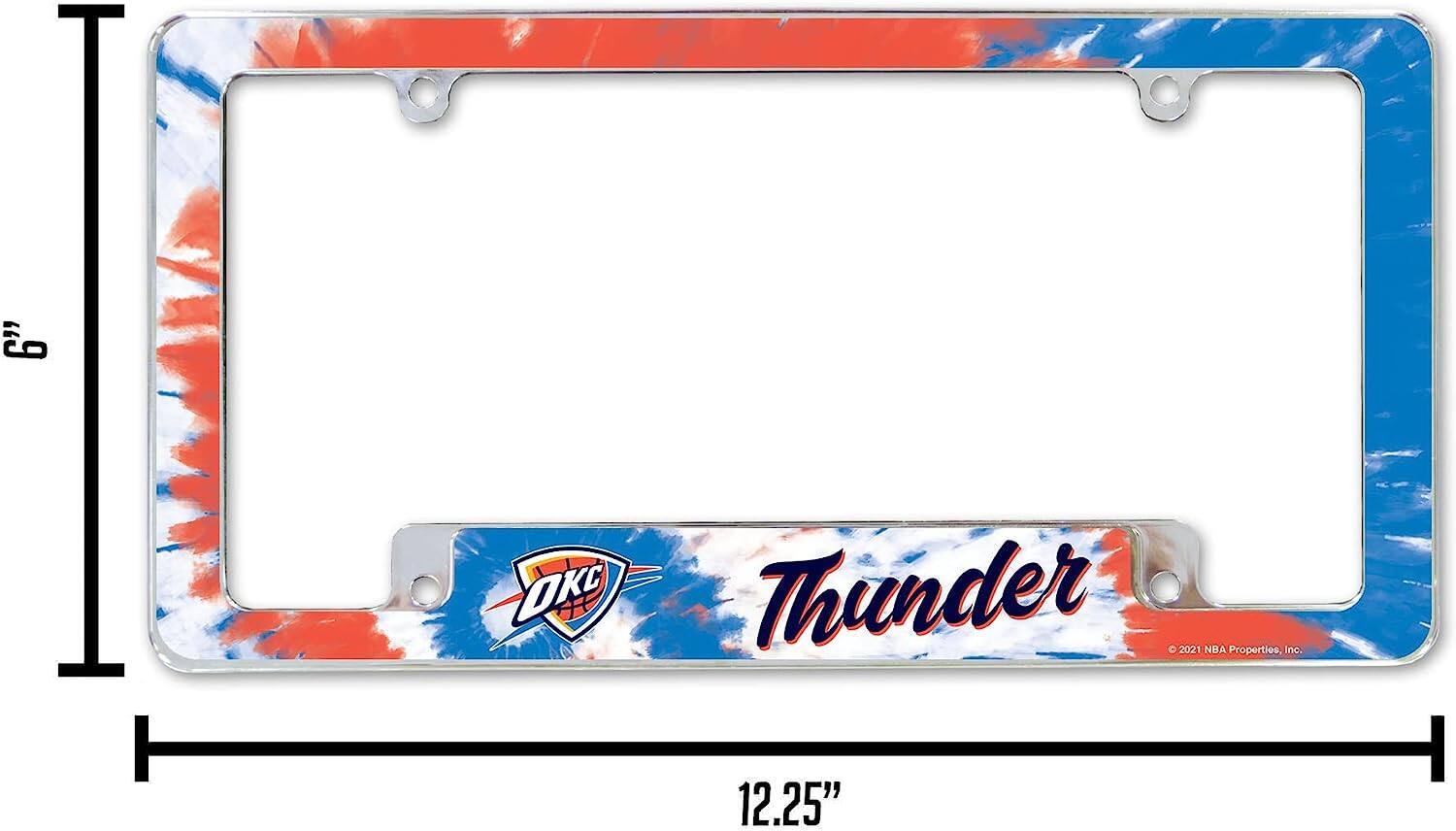 6" | OKC Thunder 2021 NBA Properties, Inc. 12.25"