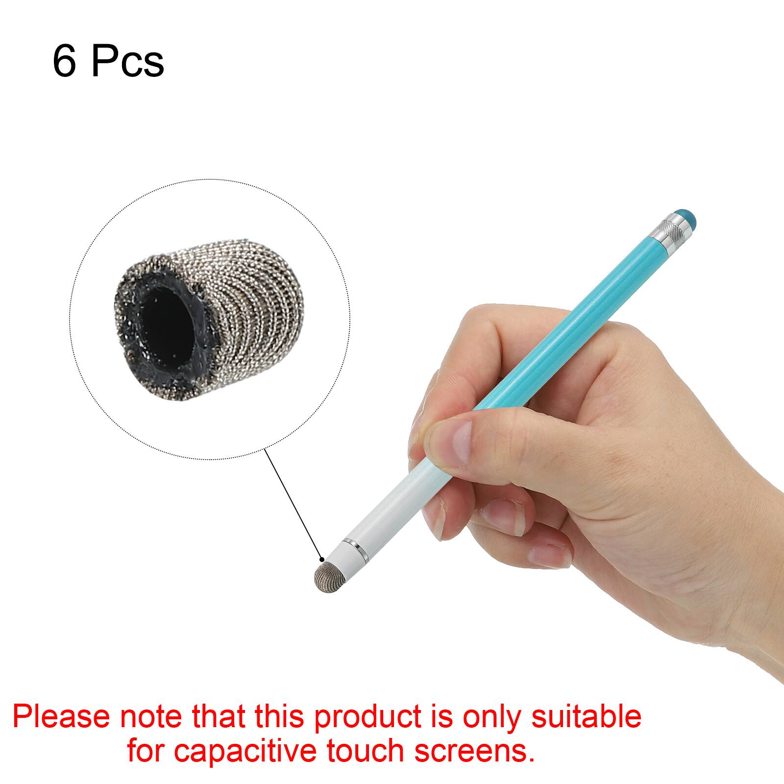 6 Pcs

Please note that this product is only suitable for capacitive touch screens.