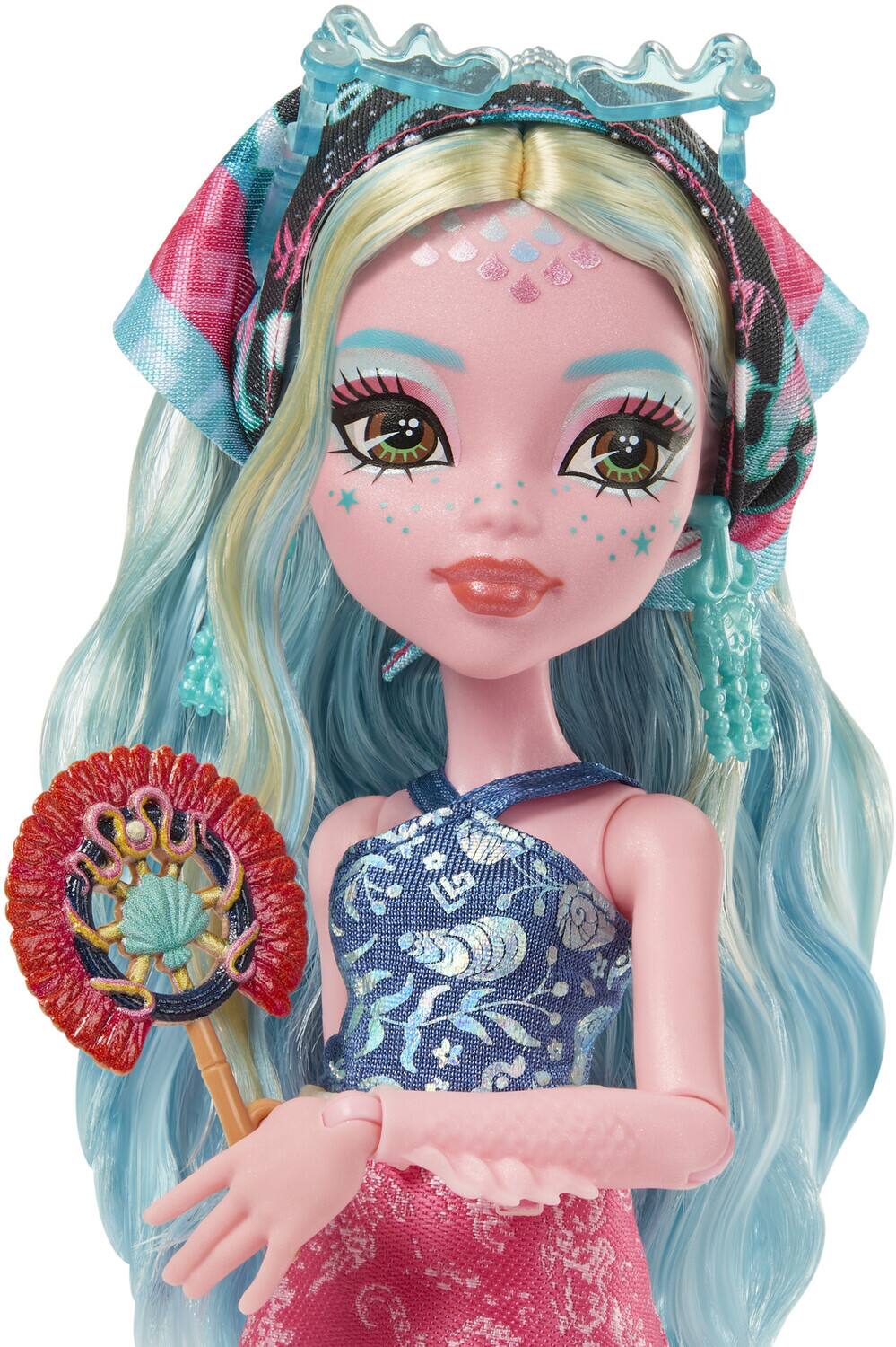 Alt View 4. Mattel - Mattel Collectible - Monster High Skulltimate Secrets: Gore-Geous Oasis Lagoona Blue Doll & Playset  - COLLECTIBLES - Multicolor.