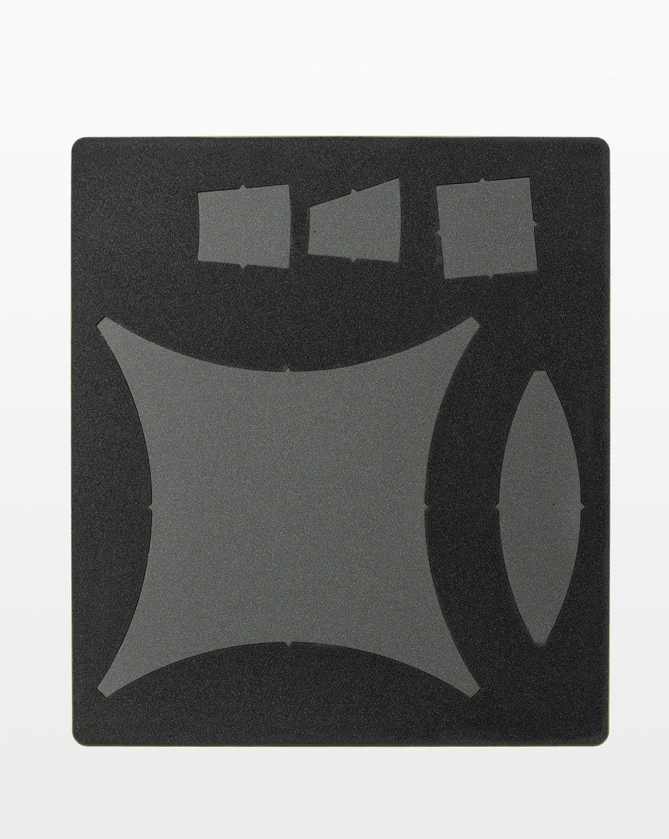 Left. AccuQuilt - Elephant Family Die With Mat - Multicolor.