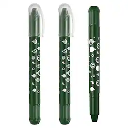 Unique Bargains - Gel Crayons, 3pcs Watercolor Silky Water Soluble Twist Crayons for Artists Coloring Drawing - Olive Green