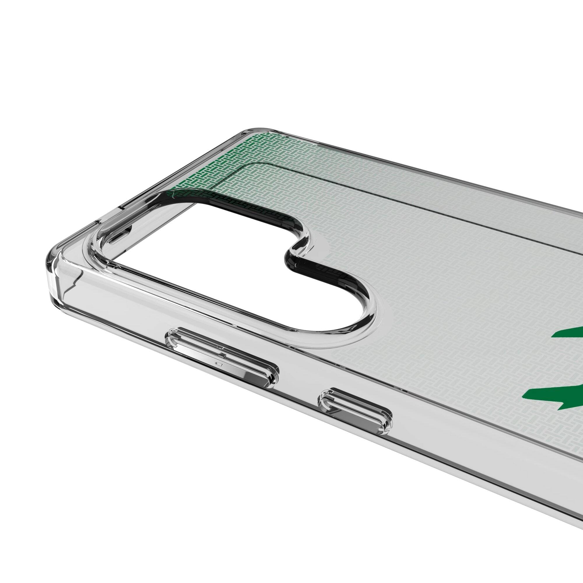 Alt View 2. Keyscaper - Linen Logo Galaxy Clear Case - S23 Ultra - Multicolor.