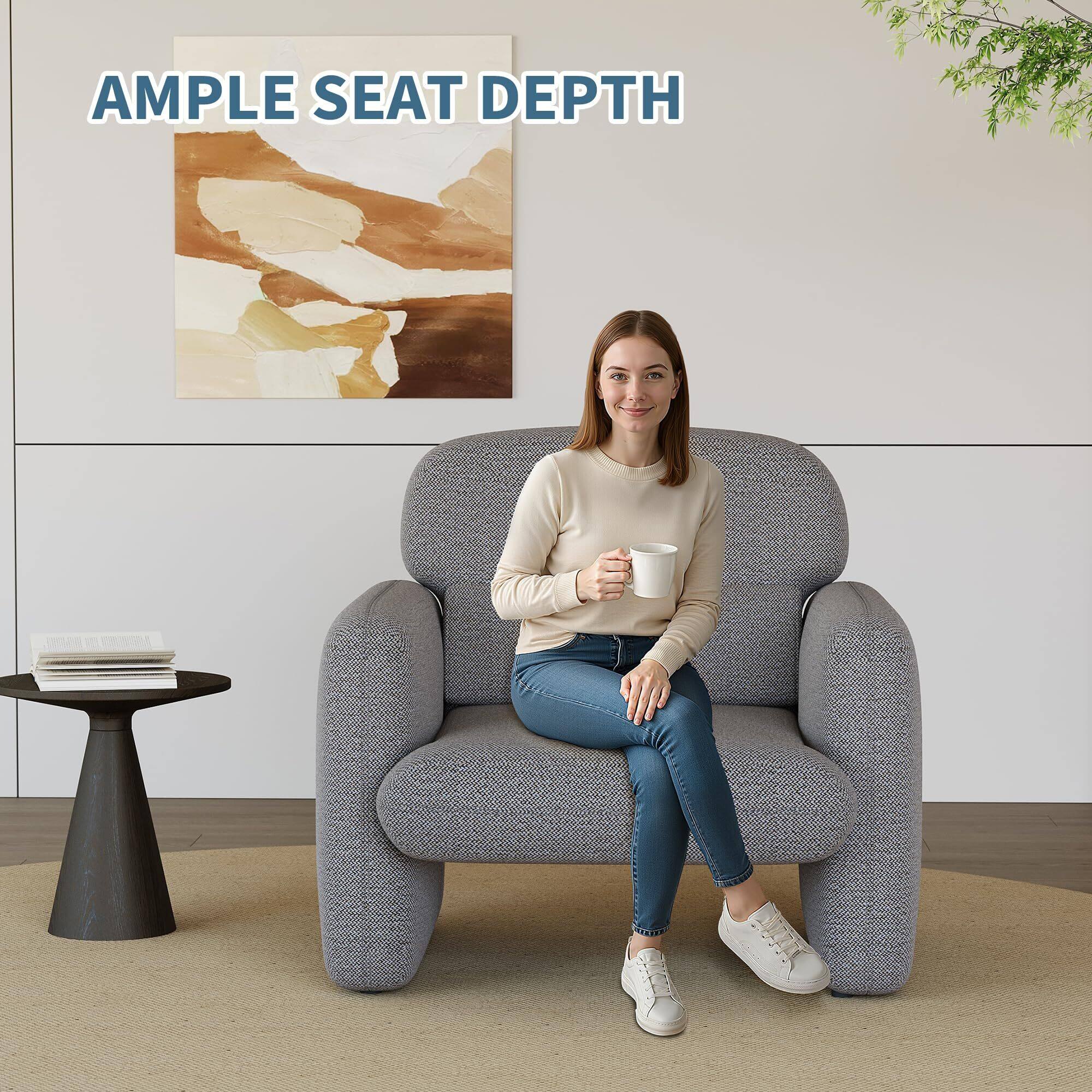 AMPLE SEAT DEPTH