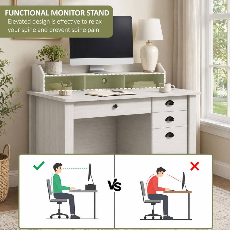 FUNCTIONAL MONITOR STAND  
Elevated design is effective to relax your spine and prevent spine pain