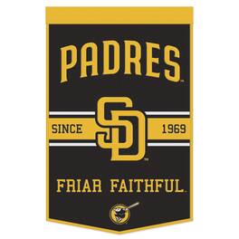 WinCraft - San Diego Padres 24" x 38" Primary Logo Banner - Multicolor