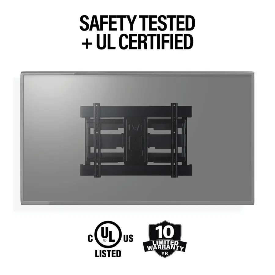 SAFETY TESTED + UL CERTIFIED UL US 10 YEAR LIMITED WARRANTY LISTED