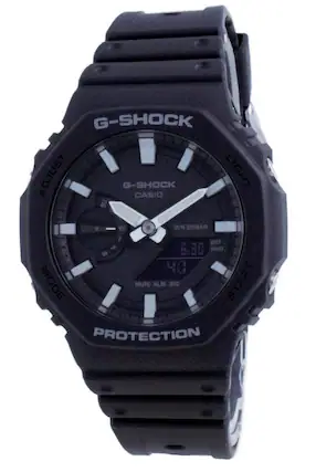 G-SHOCK ADJUST G-SHOCK LIGHT CASIO WR 20BAR 3rue T DST b F 6.30 HND S 4O MODE ! MUTE ALM SIG START ! PROTECTION