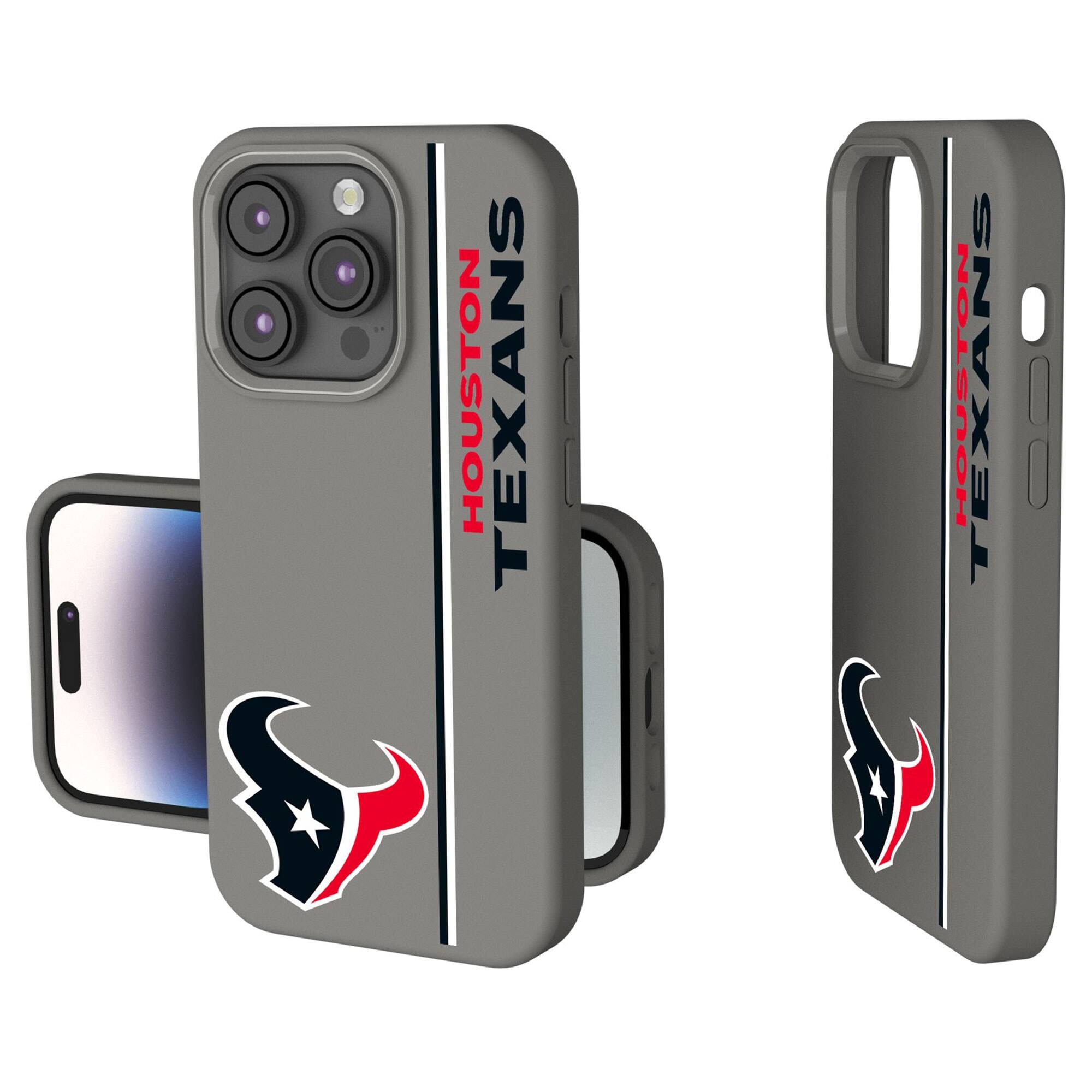 Keyscaper NFL Houston Texans iPhone Soft Touch Case 14 Pro Max Gray ...