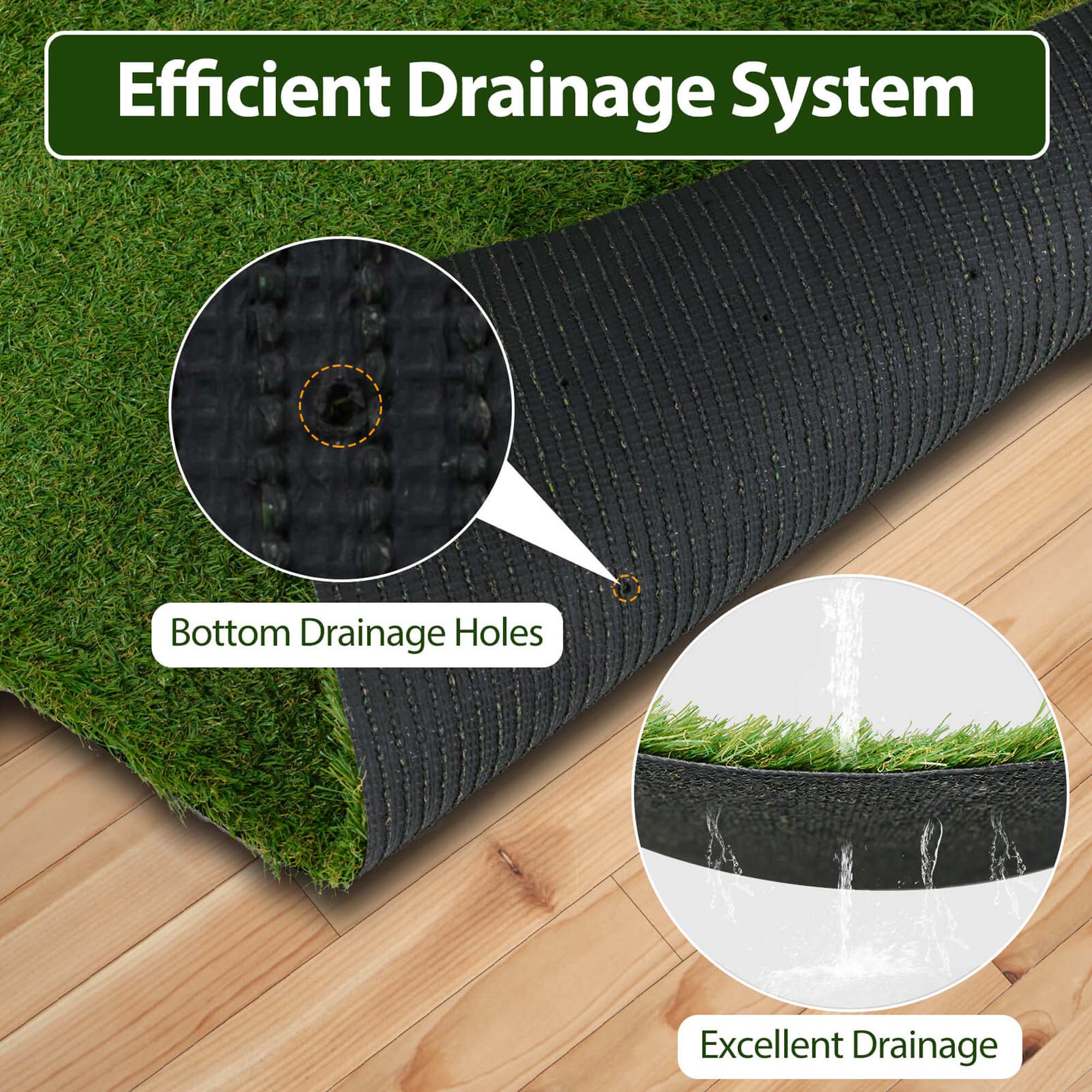 Efficient Drainage System

Bottom Drainage Holes

Excellent Drainage