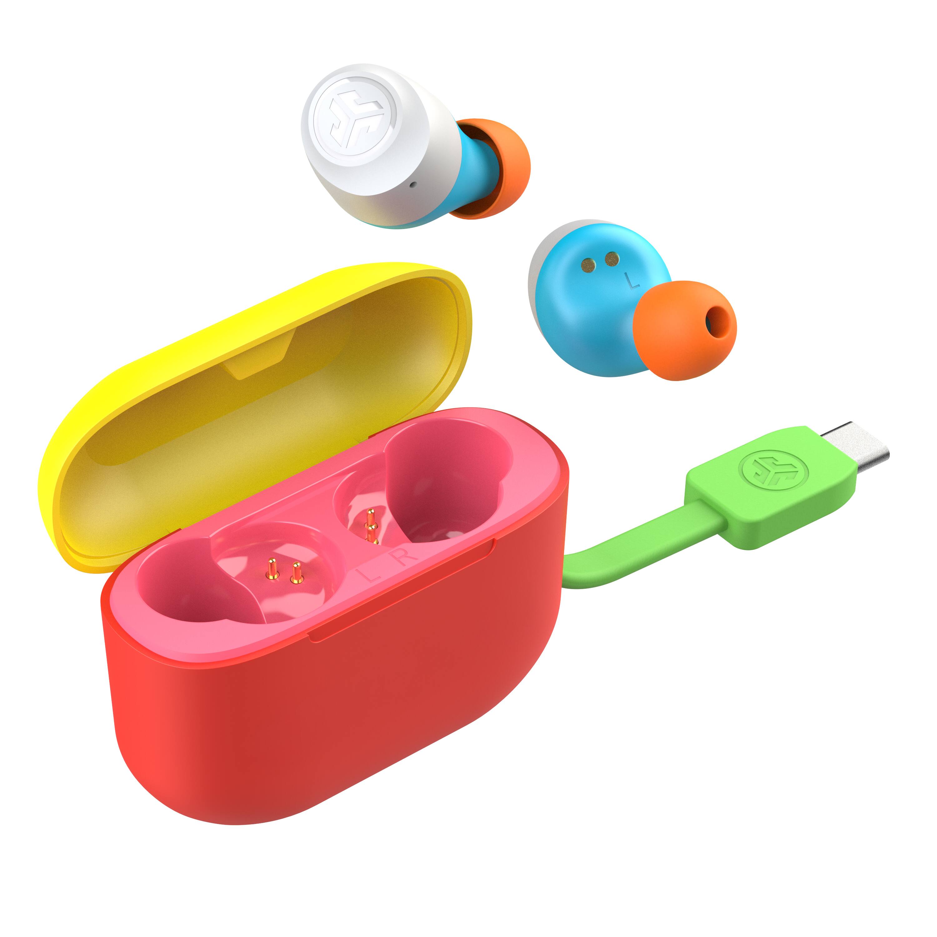 Left. JLab - GO Air POP True Wireless In-Ear Headphones - Confetti.