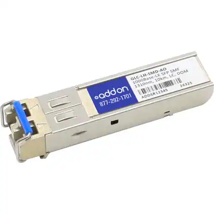 GLC-LH-SMD-AO
1000Base-LX SFP SMF
1310nm, 10km, LC, DOM
ADD05R12345
26325
addon
877-292-1701