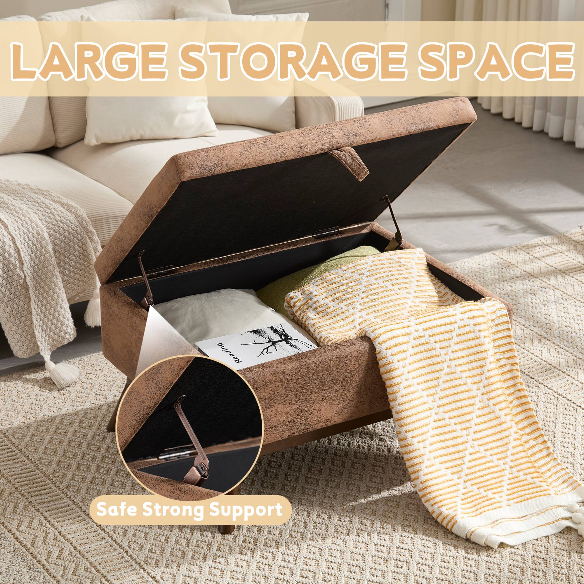 LARGE STORAGE SPACE

Safe Strong Support