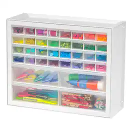 IRIS USA - Stackable Storage Cabinet for Hardware Crafts, Small Parts organize Drawer, Compartment