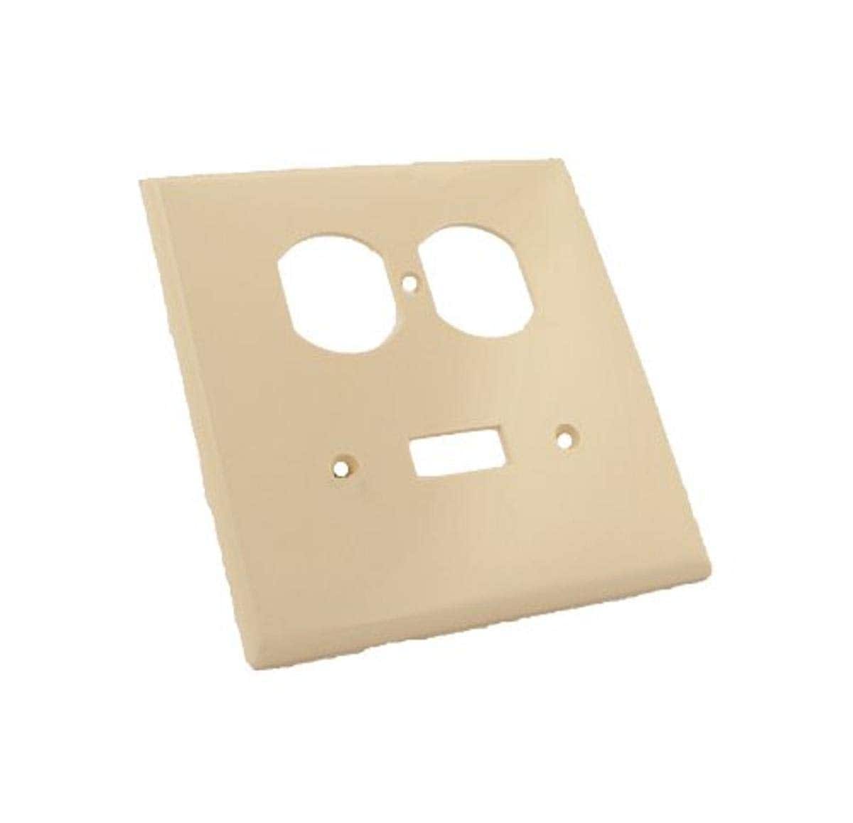 Leviton - 2 gang Nylon Duplex/Toggle Wall Plate 1 pk - Almond price history on PriceWatchPro