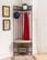 Front. Kings Brand Furniture - Kings Brand Furniture Salini 6-Hook Hall Tree Storage Bench with Coat Rack - Rust/Copper.
