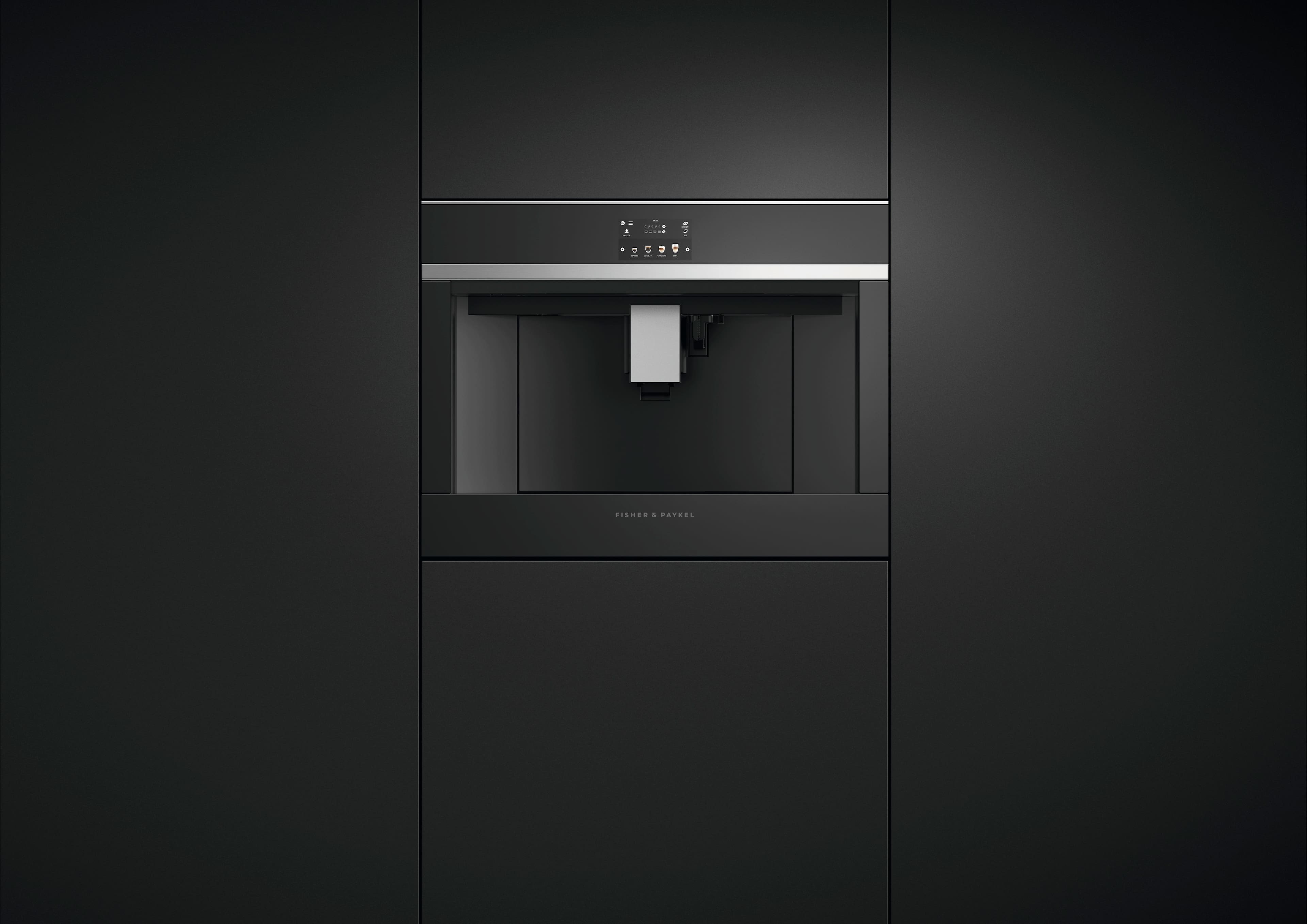 Fisher & Paykel - 24" Coffee Maker with Self-Cleaning Function - Black Glass - Alt_View_Zoom_11