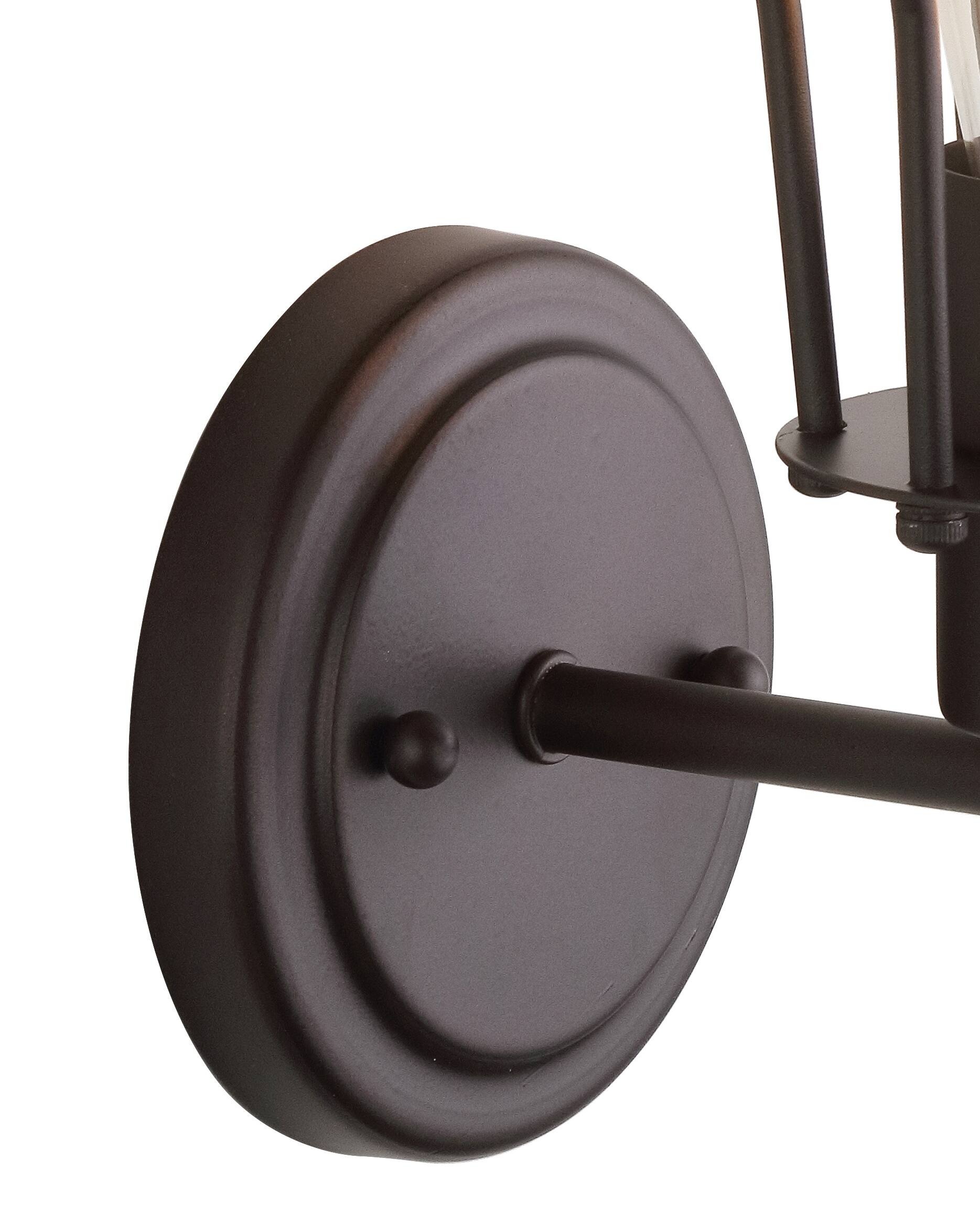 Alt View 5. Jonathan Y - Evelyn 5.13" 1-light Metal Vanity Light, Oil Rubbed Bronze - Oil Rubbed Bronze.