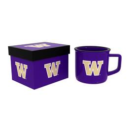 Evergreen Enterprises - Washington Huskies 14oz. Ceramic Camp Cup with Gift Box - Multicolor