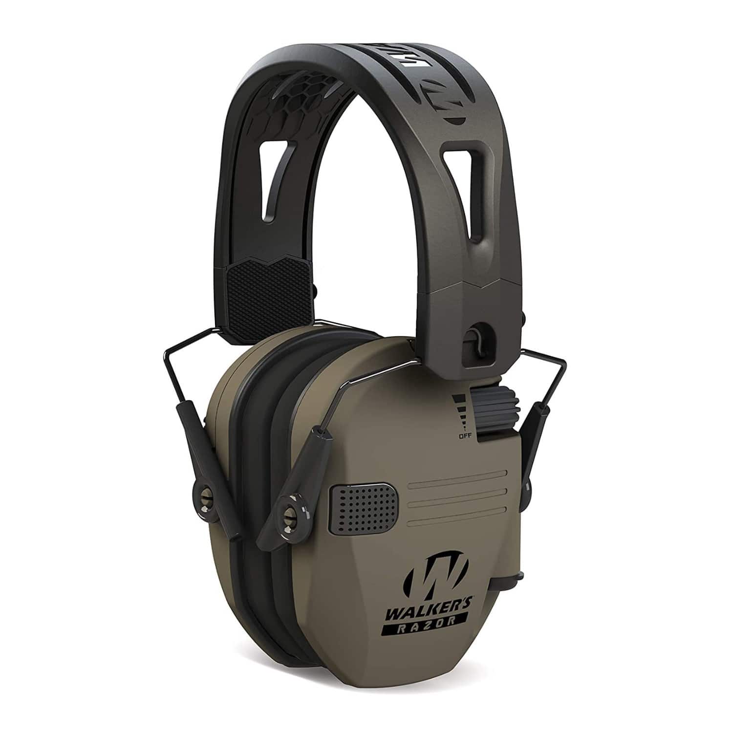 Walker’s - Walkers Razor Tacti-Grip with Rubber Headband (Flat Dark Earth) - Tan