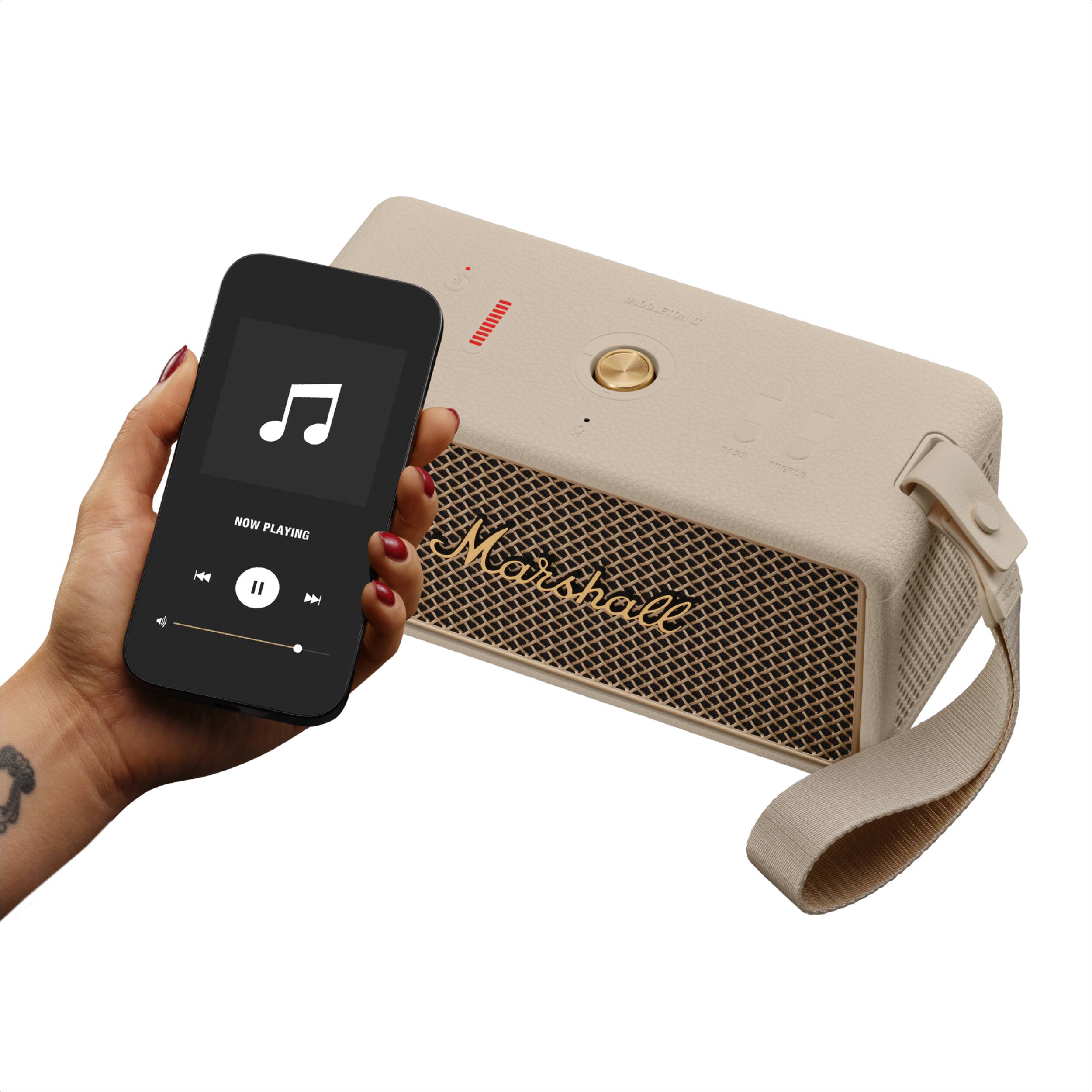 Marshall Middleton II Portable Bluetooth Speaker with Rugged