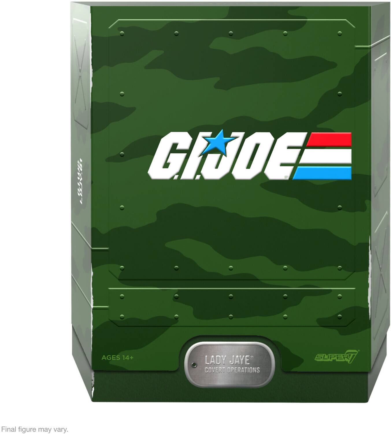 G.I. JOE AGES 14+ LADY JAYE COVERT OPERATIONS SUPER  
Final figure may vary.