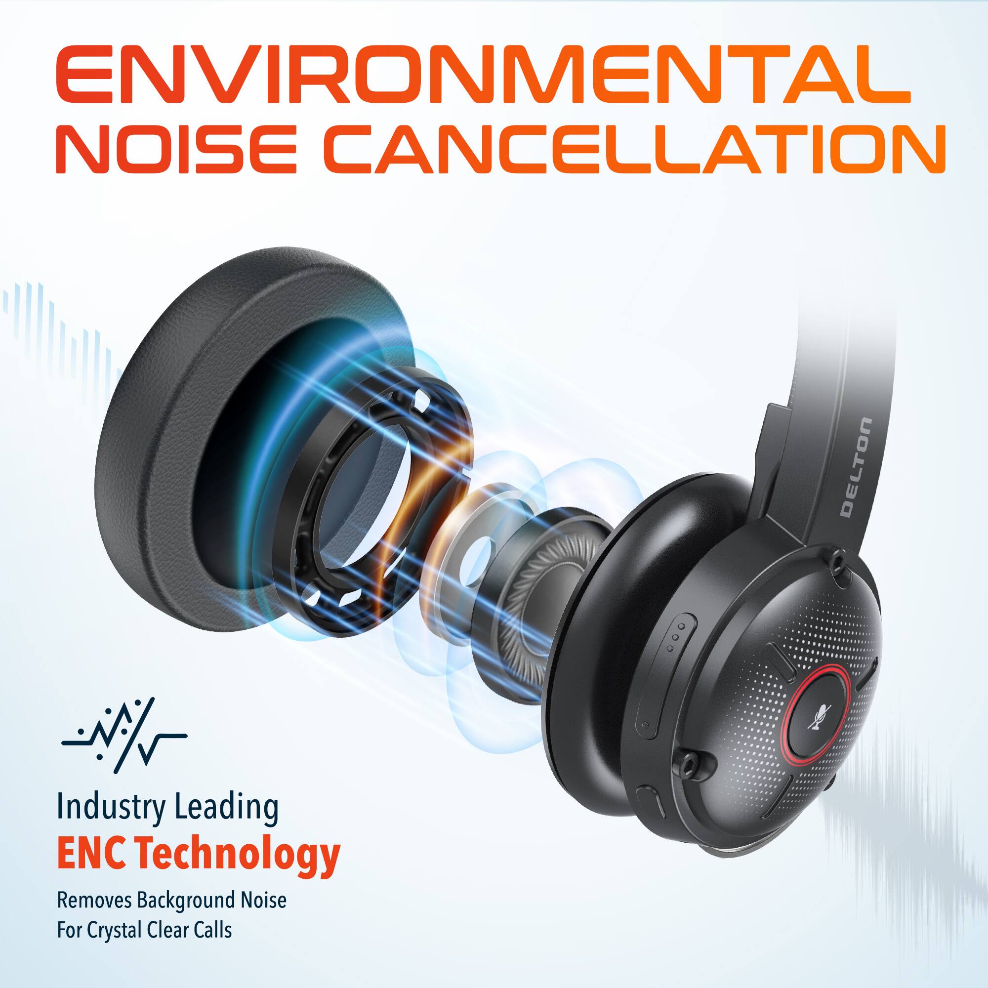 ENVIRONMENTAL NOISE CANCELLATION

Industry Leading ENC Technology
Removes Background Noise
For Crystal Clear Calls