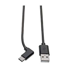 Tripp Lite - USB 2.0 Hi-Speed Cable A to USB Type C USB C M/M Right-Angle 6'