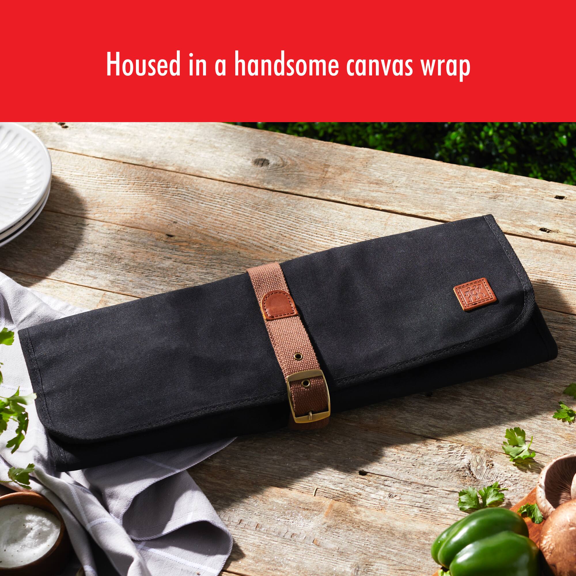 Housed in a handsome canvas wrap