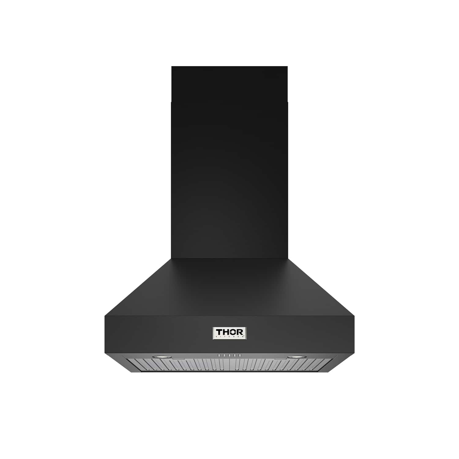 Thor Kitchen - 30 inches - Convertible - Wall Range Hood - Matte Black