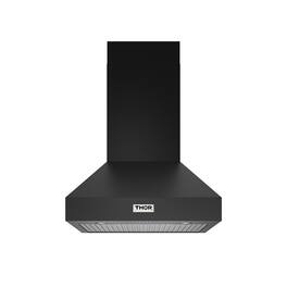 Thor Kitchen - 30 inches - Convertible - Wall Range Hood - Matte Black