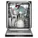 Angle. KitchenAid - KitchenAid - 24" Front Control Built-In Stainless Steel Tub Dishwasher with Third Level Jet Rack and 41 dBA - Black Ore - Black Ore.
