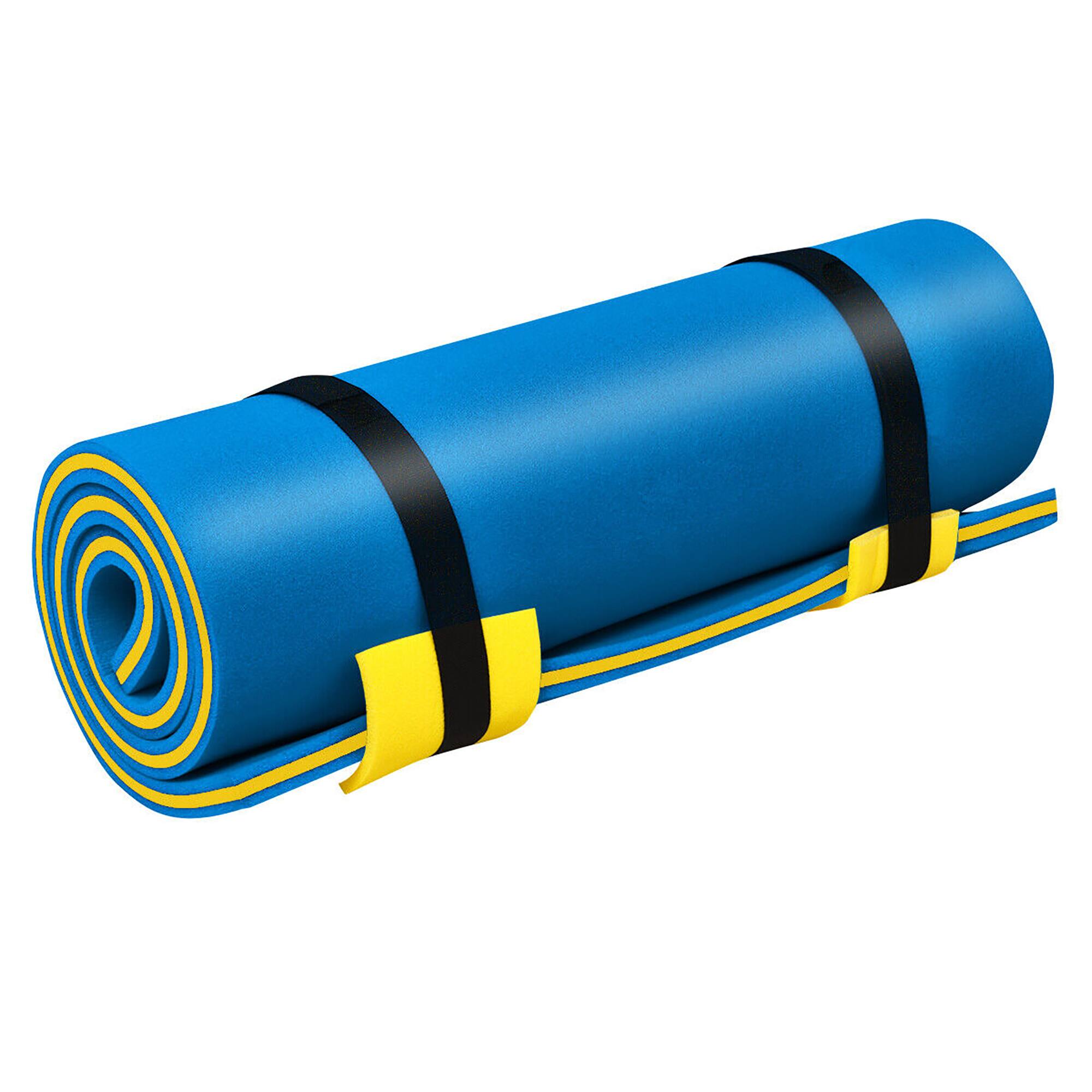 Alt View 2. Gymax - Gymax 87'' x 36'' 3-layer Floating Pad Mat Water Sports Recreation Relaxing Blue - Orange+Black.