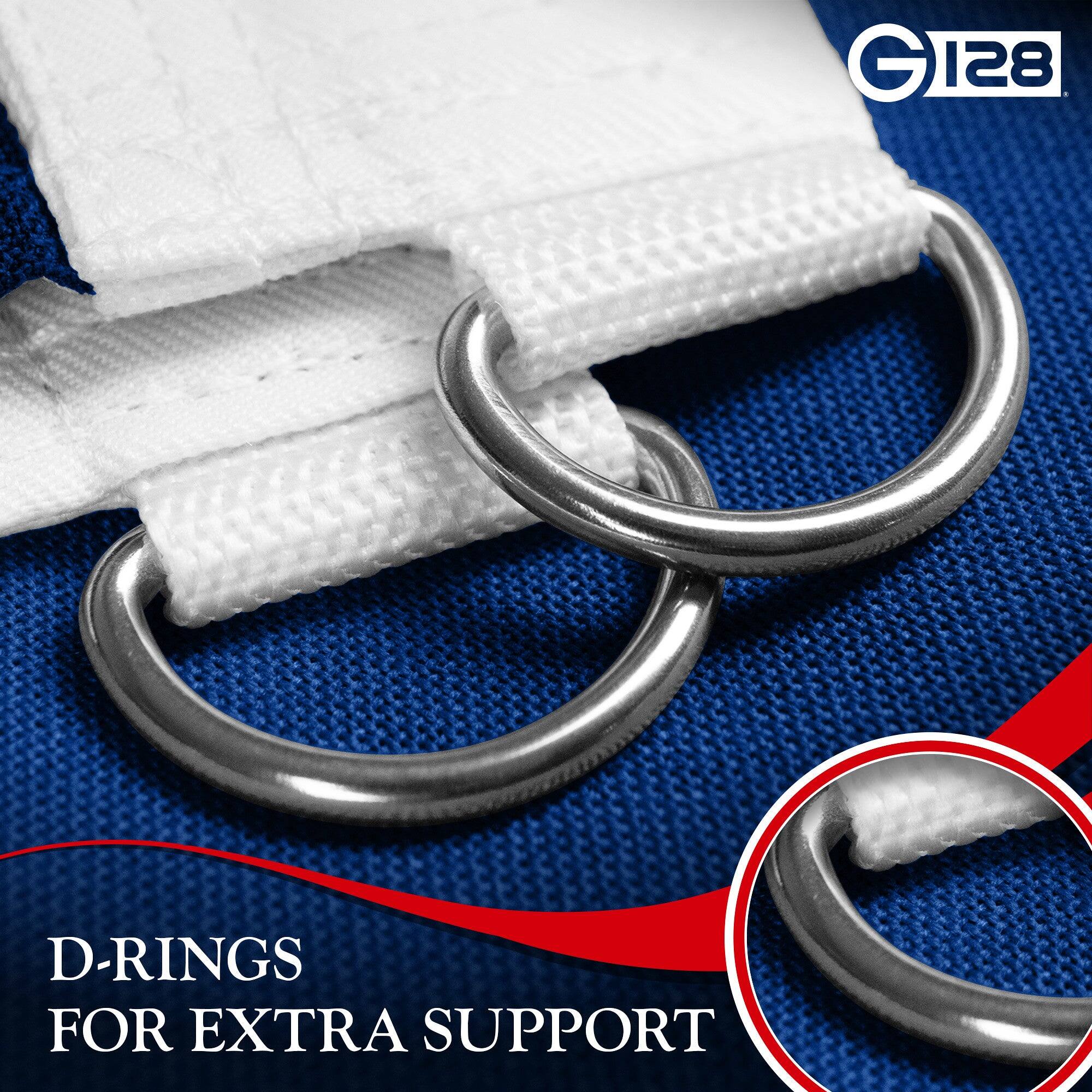 G128 128 D-RINGS FOR EXTRA SUPPORT