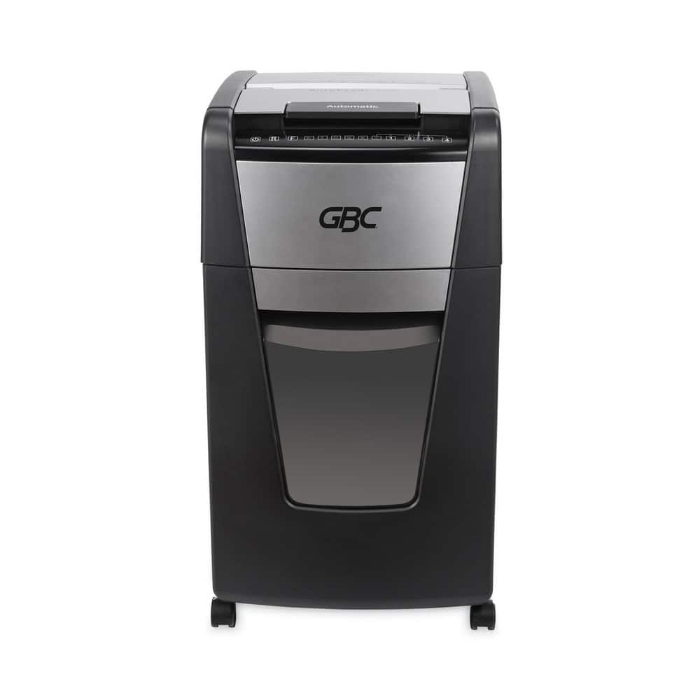 GBC - WSM1757609 AutoFeed+ 300M 300 Auto/8 Manual Sheet Capacity Micro-Cut Office Shredder - Black