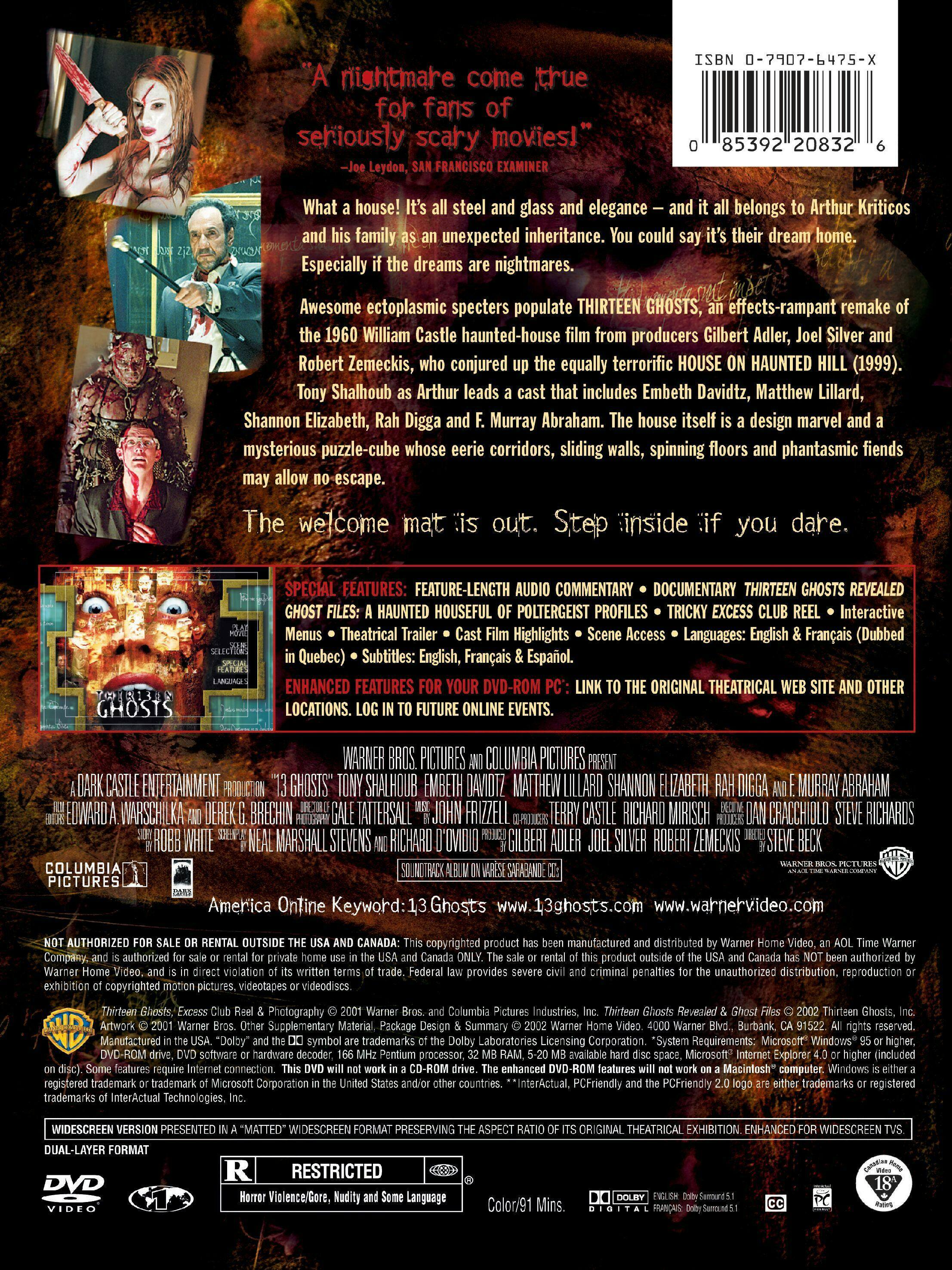 Angle. Thirteen Ghosts [DVD].