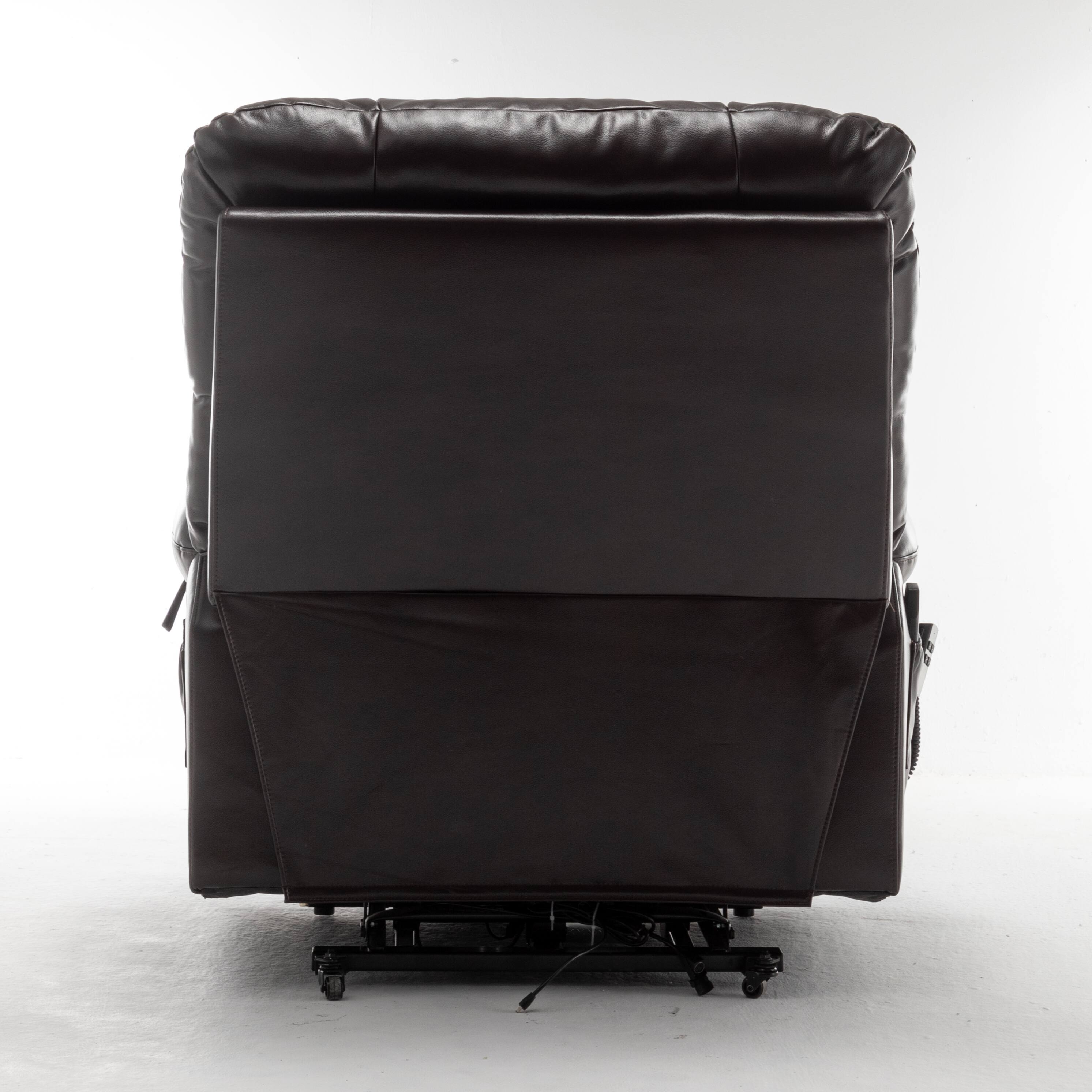 Alt View 2. TinyHomie - Lift Chair for Big and Tall Person with Inconvenient Legs High Density Foam Lift Sofa - Red.
