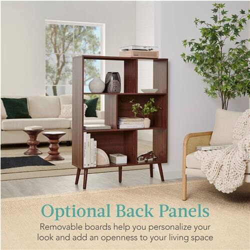 Optional Back Panels  
Removable boards help you personalize your look and add an openness to your living space