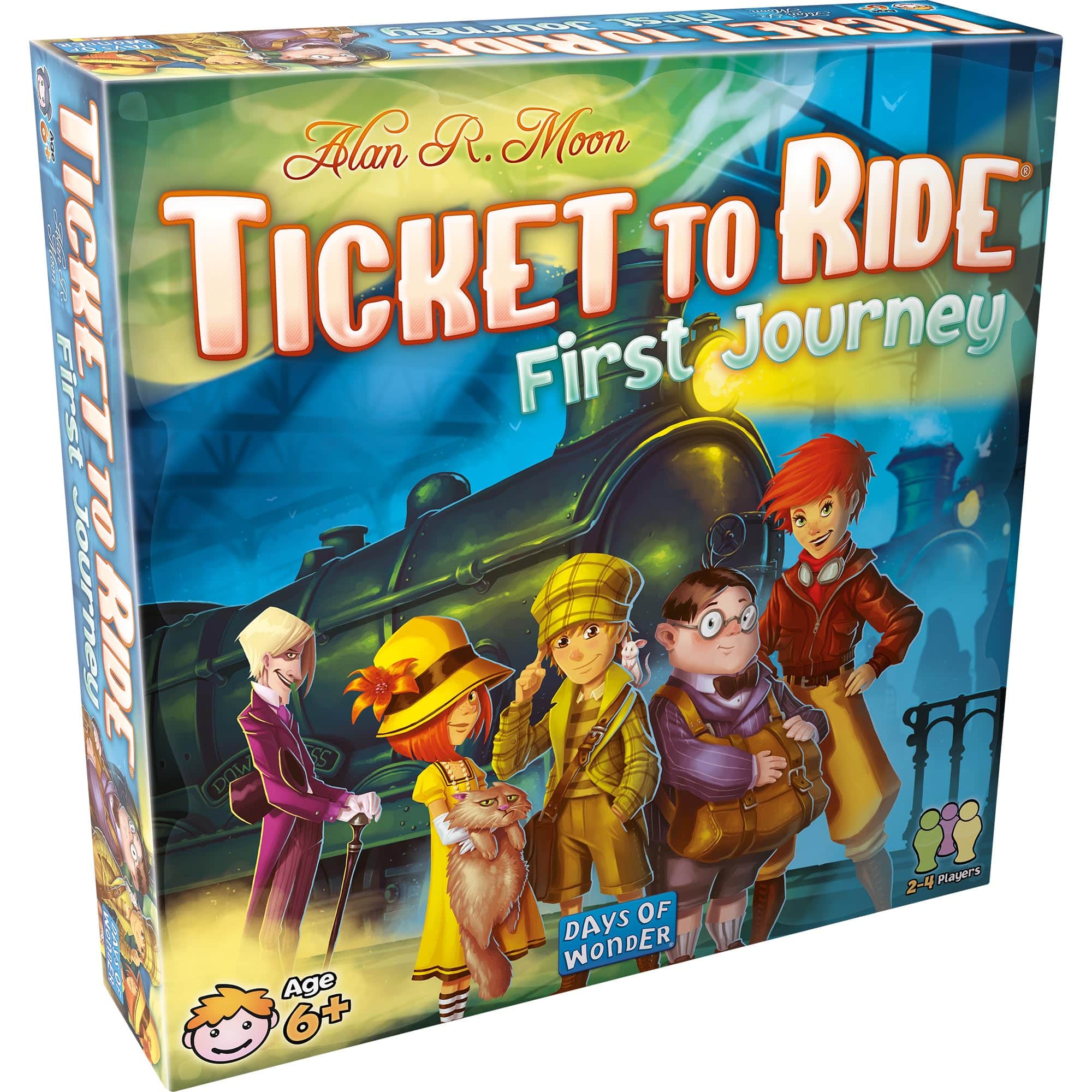 EZTW1 - Ticket To Ride First Journey Board Game - Fun And Easy For Young Explorers Strategy Family & Adults 6 2-4 15-30 Min - Default