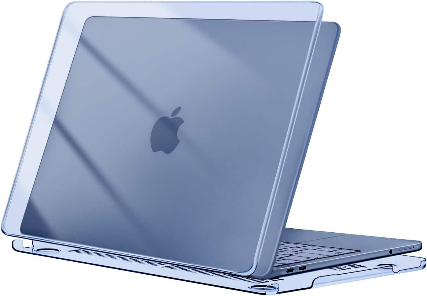 mosiso - Protective Hard Shell Case for MacBook Neo 13 inch Model A3404 (2026) - Crystal Indigo
